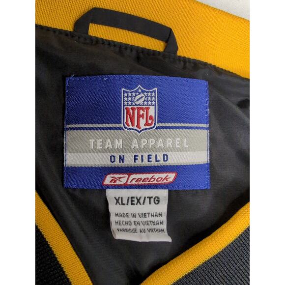 Reebok NFL official Field gear mens Steelers adjustable XXl polyester pullover - Picture 8 of 10